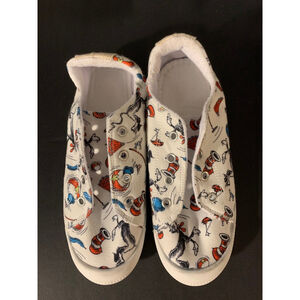 Women's Unbranded Sneakers Size 37 White with Dr. Seuss Print